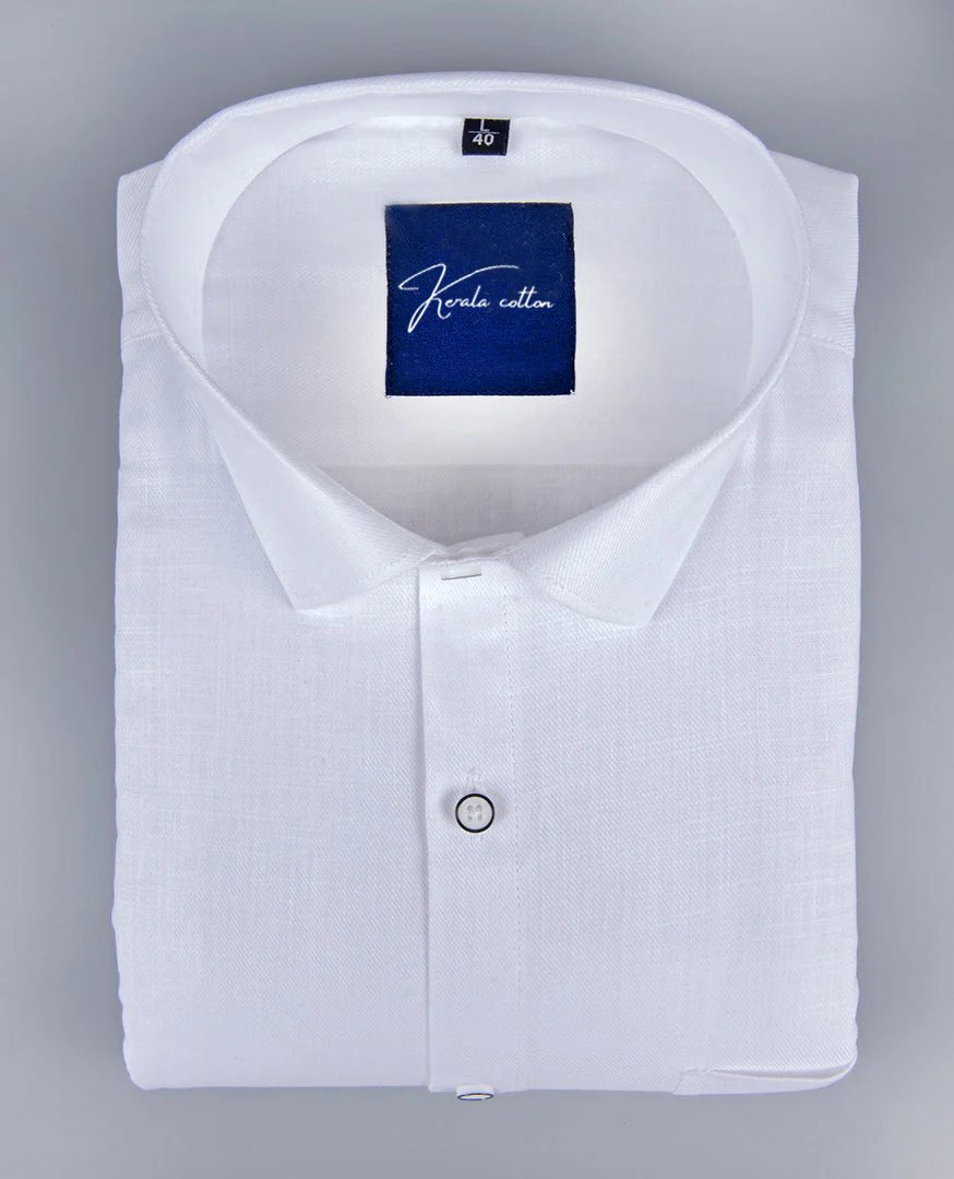 Linen White Premium Shirts for Men