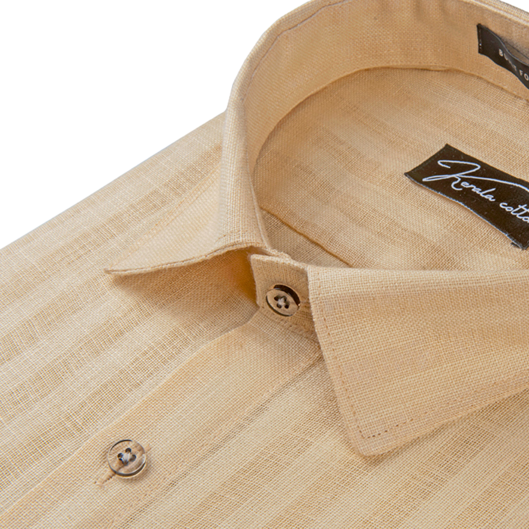 Linen Linning Fone Colour Shirts For Men