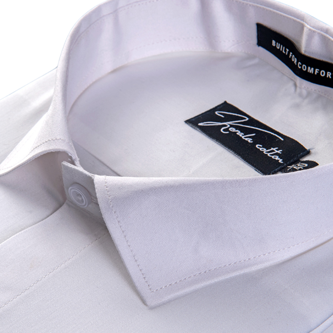 Premium White Giza Cotton Shirts for Men