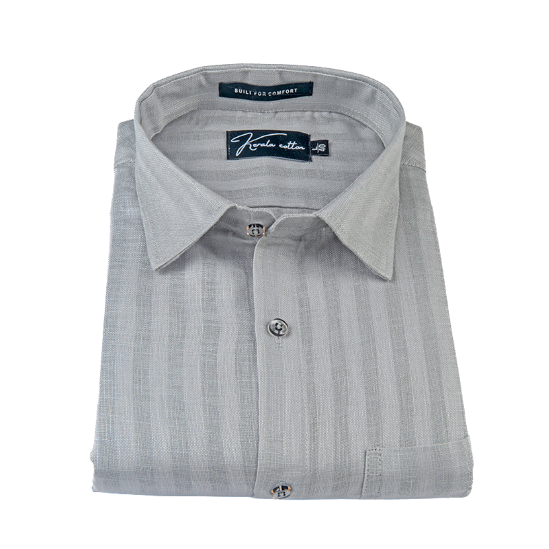 Linen Linning Gray Colour Shirts For Men