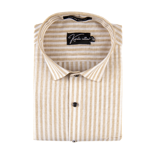 Linen White with Fone Lining Shirts