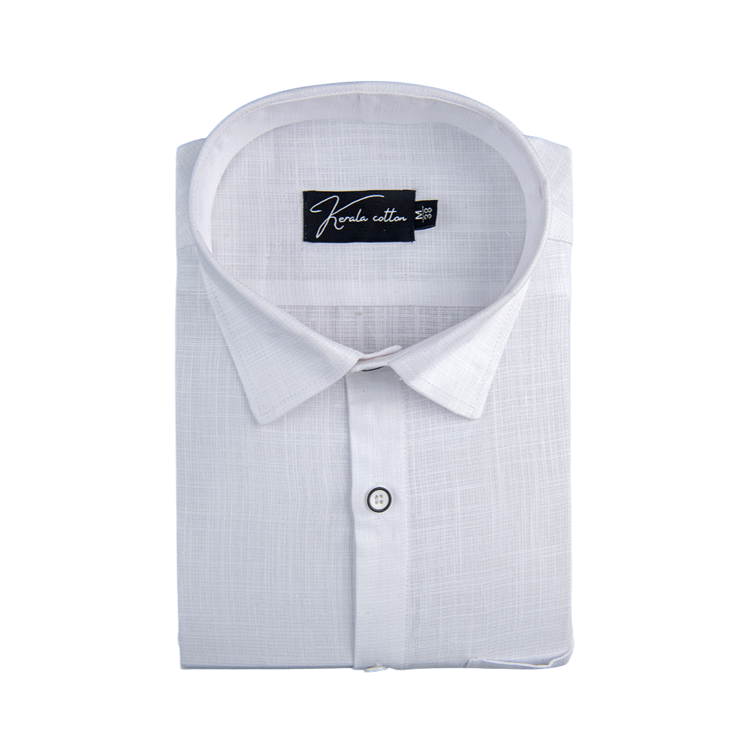 Matty Linen White Shirts for Men