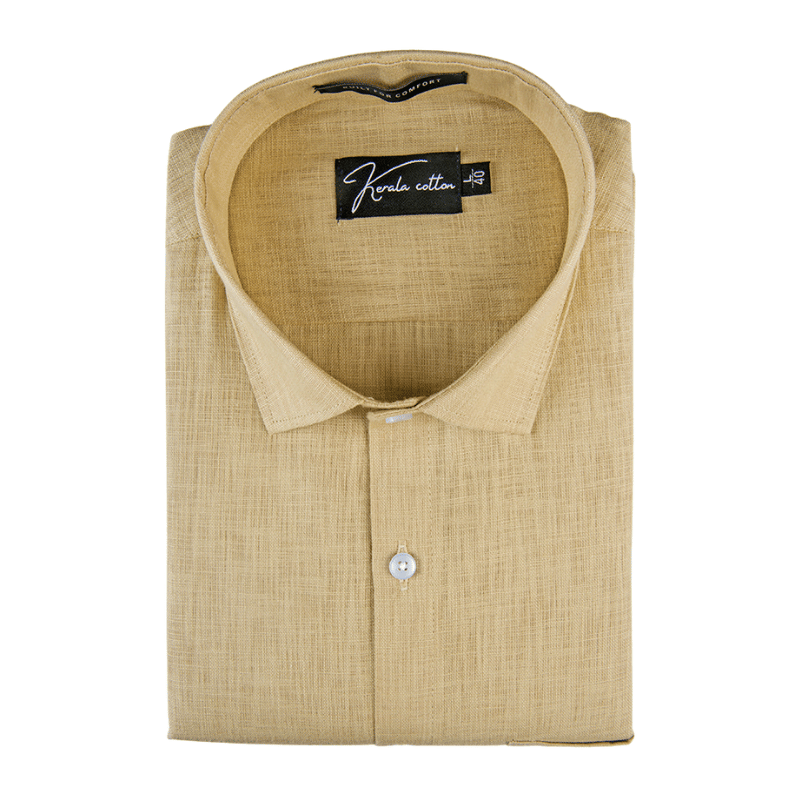 Fone Colour Linen Cotton Shirt for Men