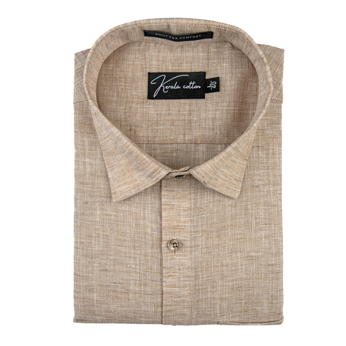 Linen Khadi Fone Colour Shirts For Men
