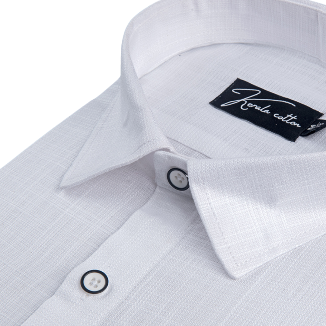 Matty Linen White Shirts for Men