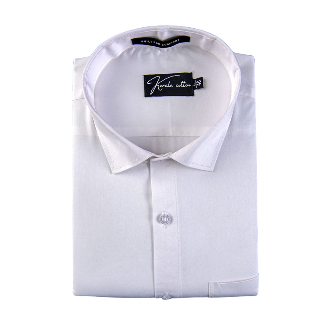 Premium White Giza Cotton Shirts for Men