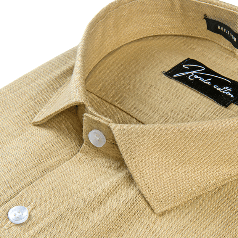 Fone Colour Linen Cotton Shirt for Men