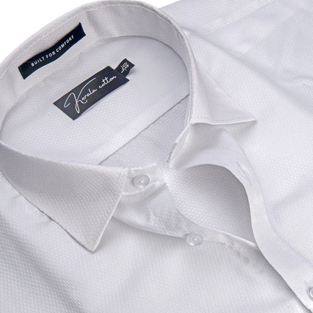 Dobby Special White Shirts For Mens