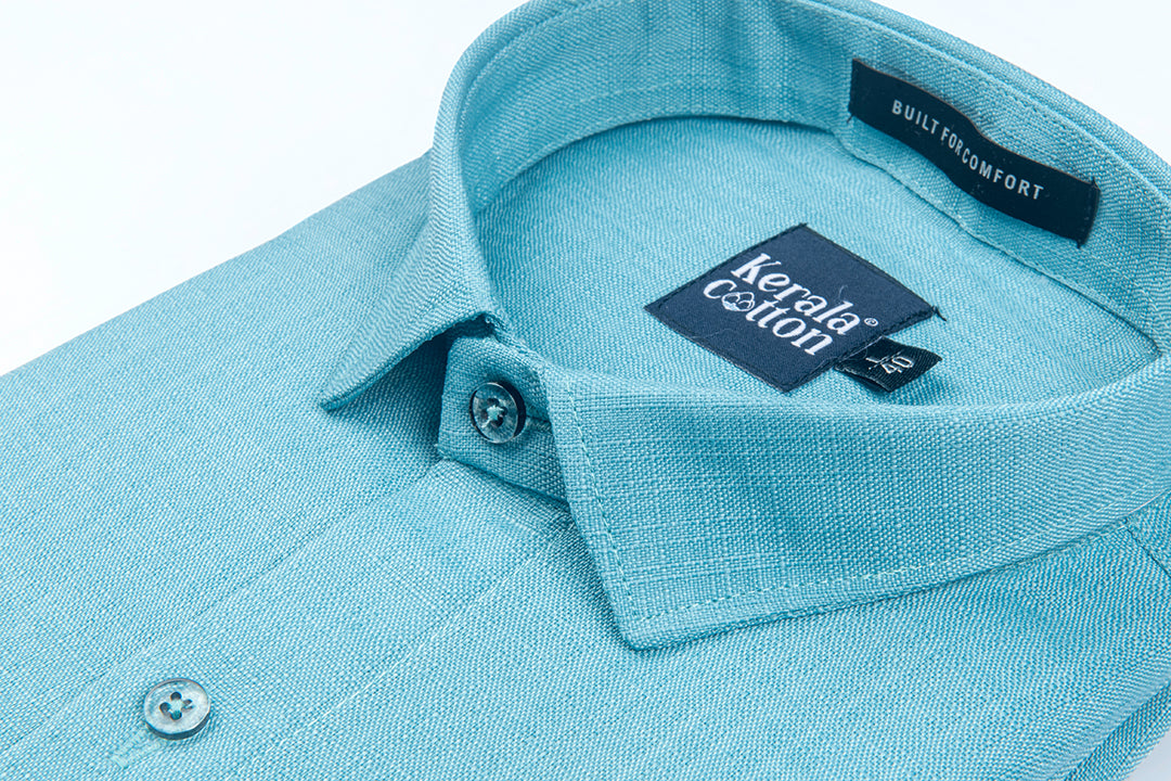 Imported Linen Sky Blue Colour Shirts for Men