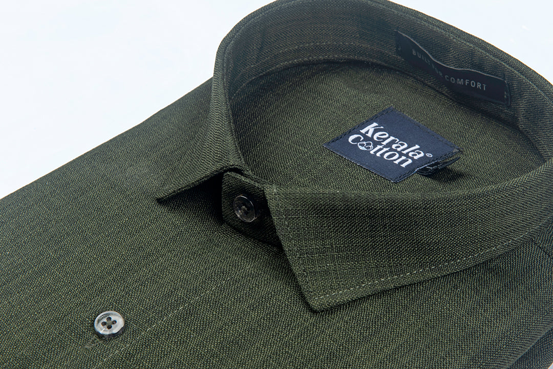 Imported Linen Green Colour Shirts for Men
