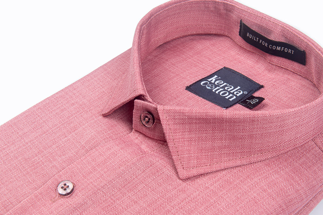 Imported Linen Pink Colour Shirts for Men