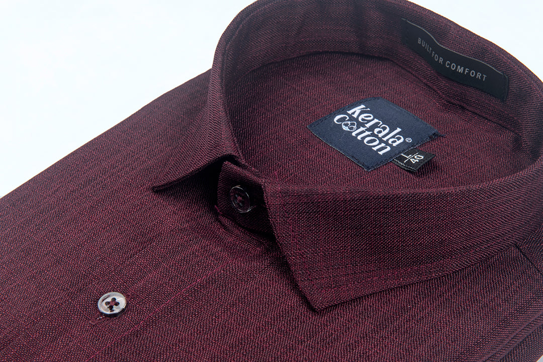 Imported Linen Marrun Colour Shirts for Men