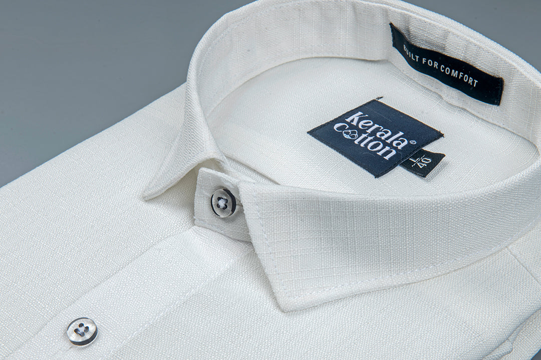 Imported Linen Off White Colour Shirts for Men