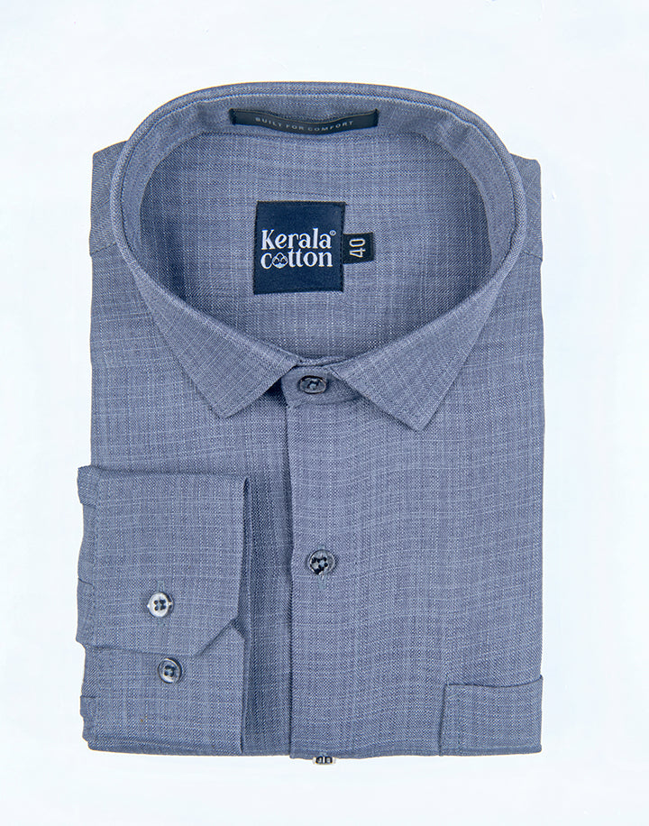 Imported Linen Dark Grey Colour Shirts for Men