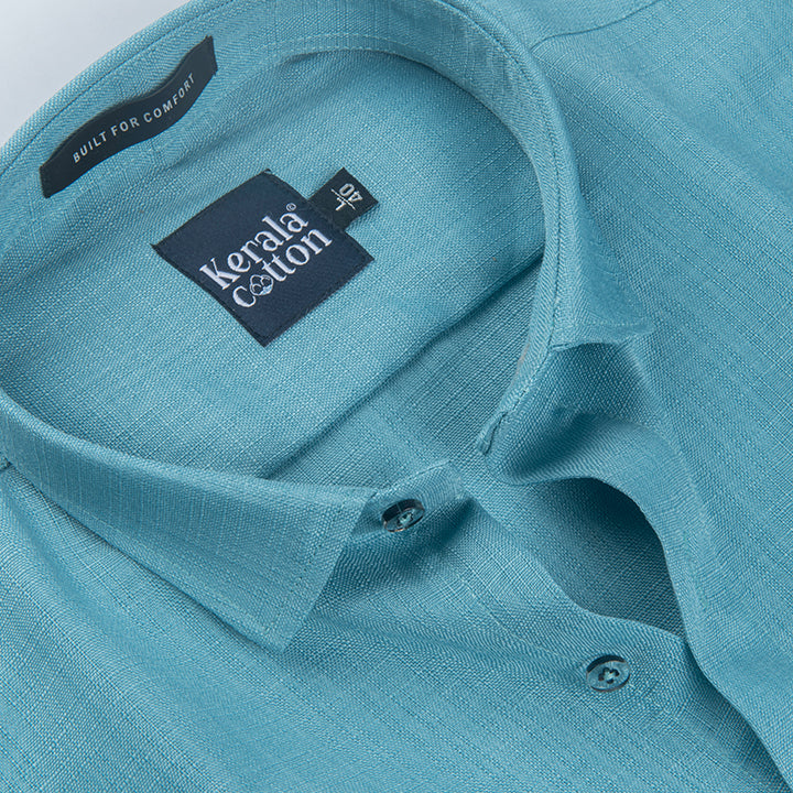 Imported Linen Sky Blue Colour Shirts for Men