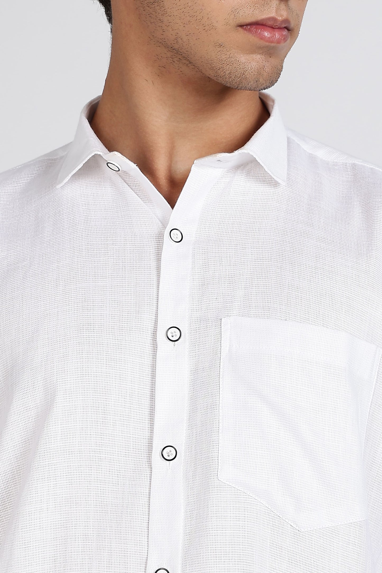Belgium Casa Linen Prime White Shirts For Men
