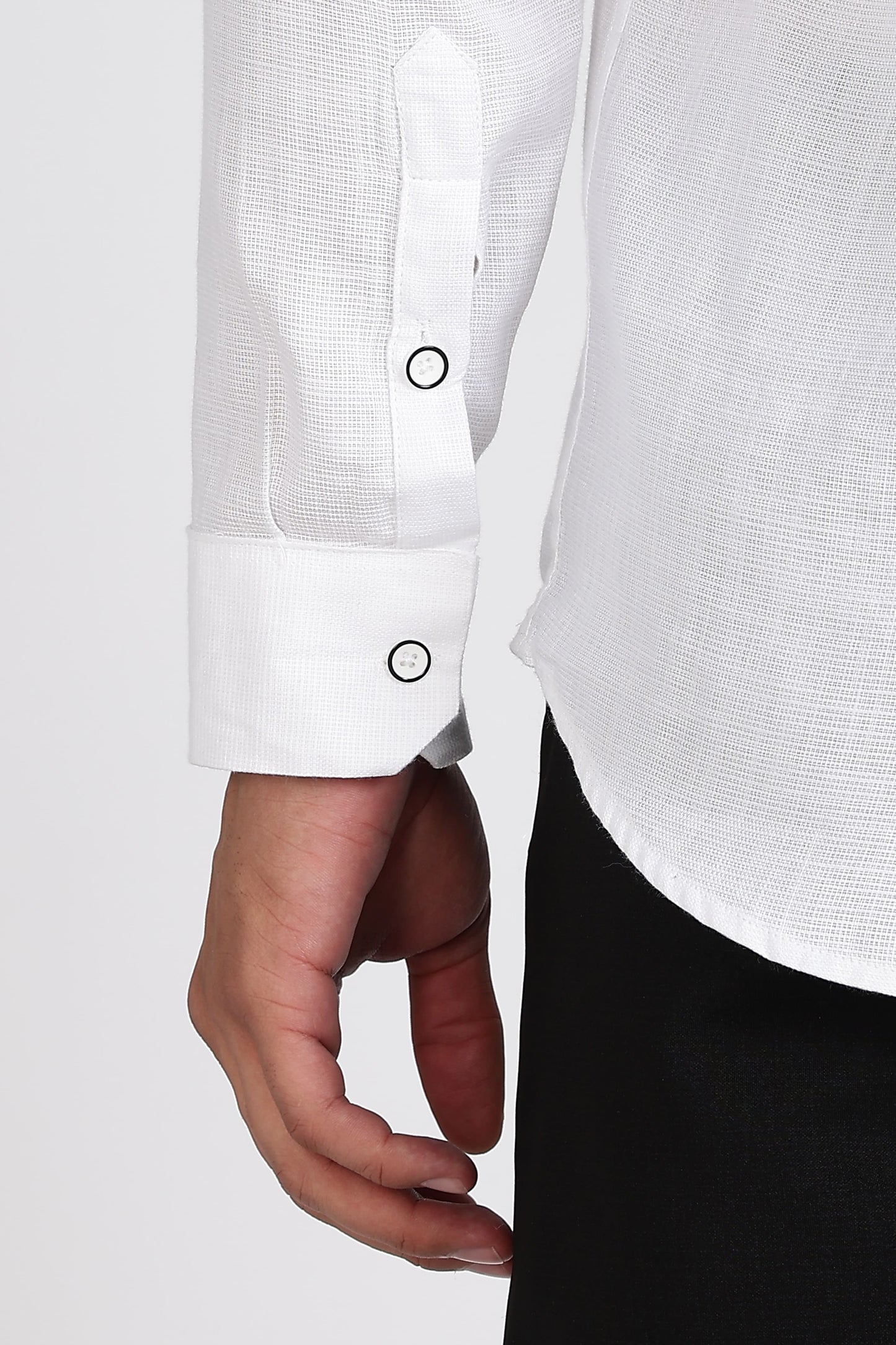 Belgium Casa Linen Prime White Shirts For Men