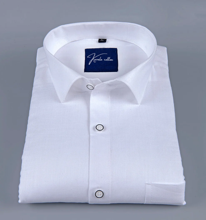 Linen White Premium Shirts for Men