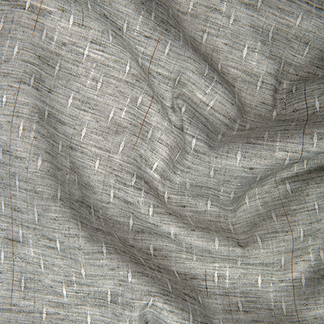 Mofatlal Butta Khadi Gray Colour Shirts for Men