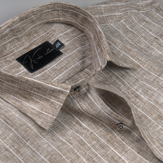 Euro Linen Fone with White Lining Shirts for Men