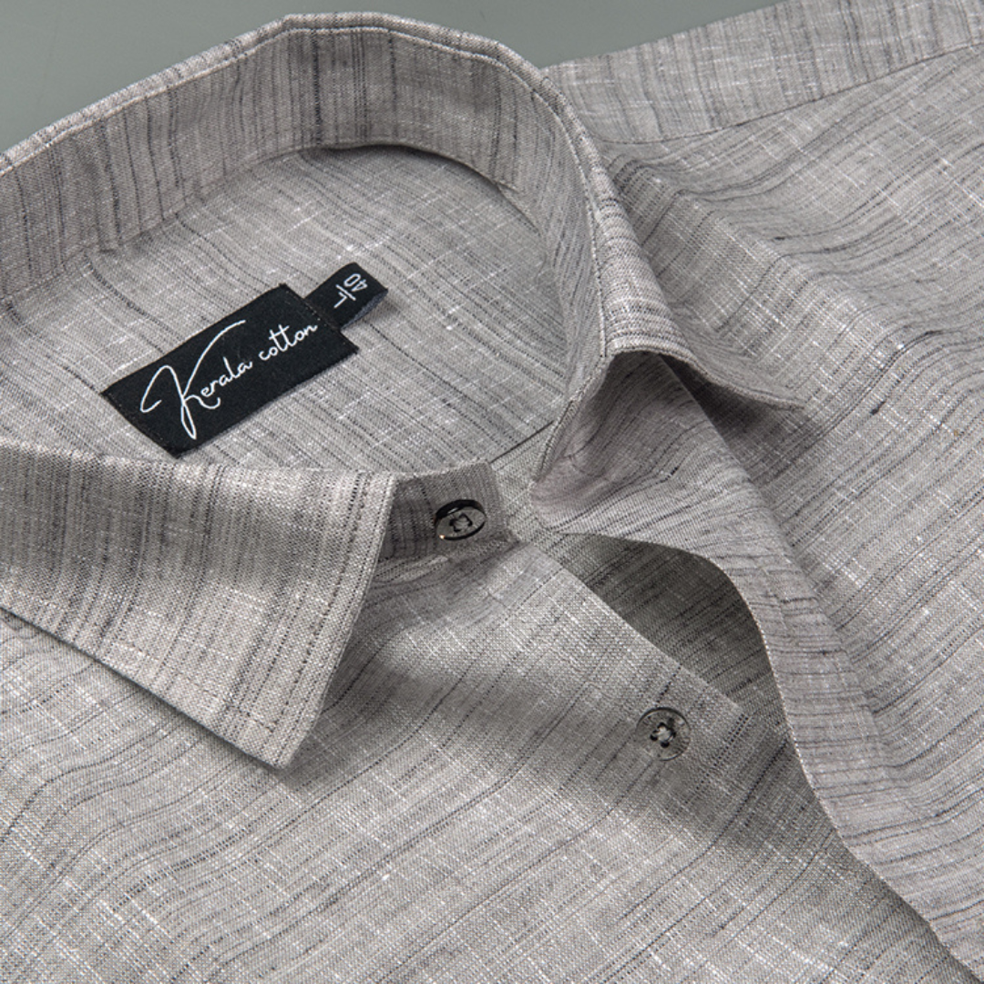 Swadeshi Khadi Gray Colour Shirts for Men