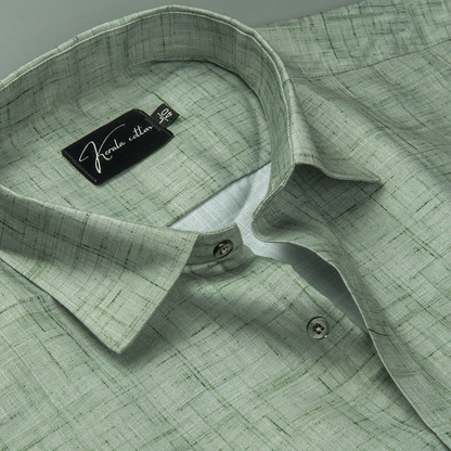 Cord Digital Green Colour Shirts for Men
