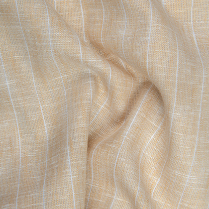 Euro Linen Light Orange with White Lining Shirts for Men