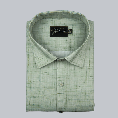 Cord Digital Green Colour Shirts for Men