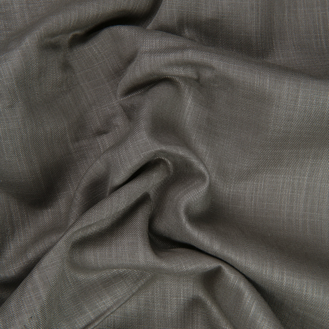 Bristol Linen Steel Grey Colour Shirt For Men