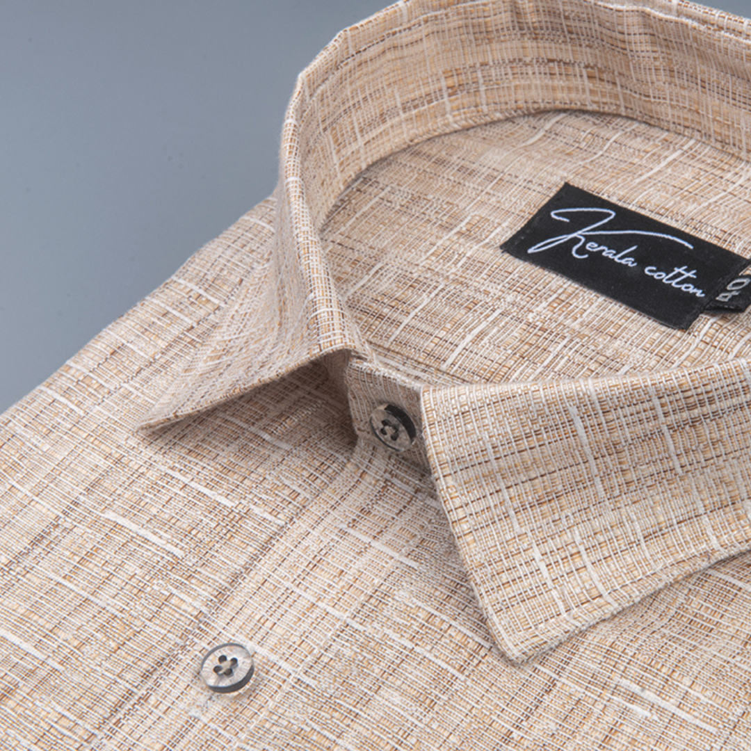Linen khadi Dark Fone Colour Shirts For Men