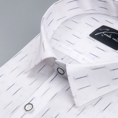 Linen New Butta White with Tine Line Shirts
