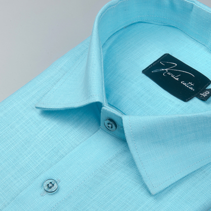Bristol Linen Sky Blue Colour Shirts for Men