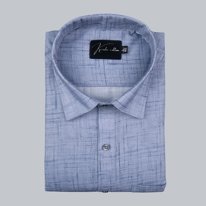 Cord Digital Sky Blue Colour Shirts for Men