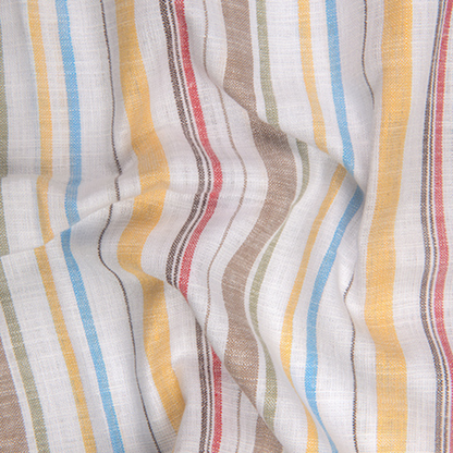 Oxford Multiple Brown White Strip Shirts for Men