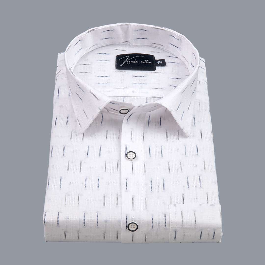 Linen New Butta White with Tine Line Shirts