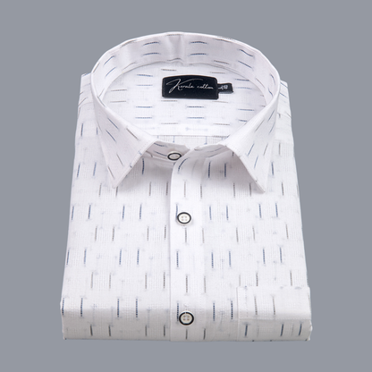 Linen New Butta White with Tine Line Shirts