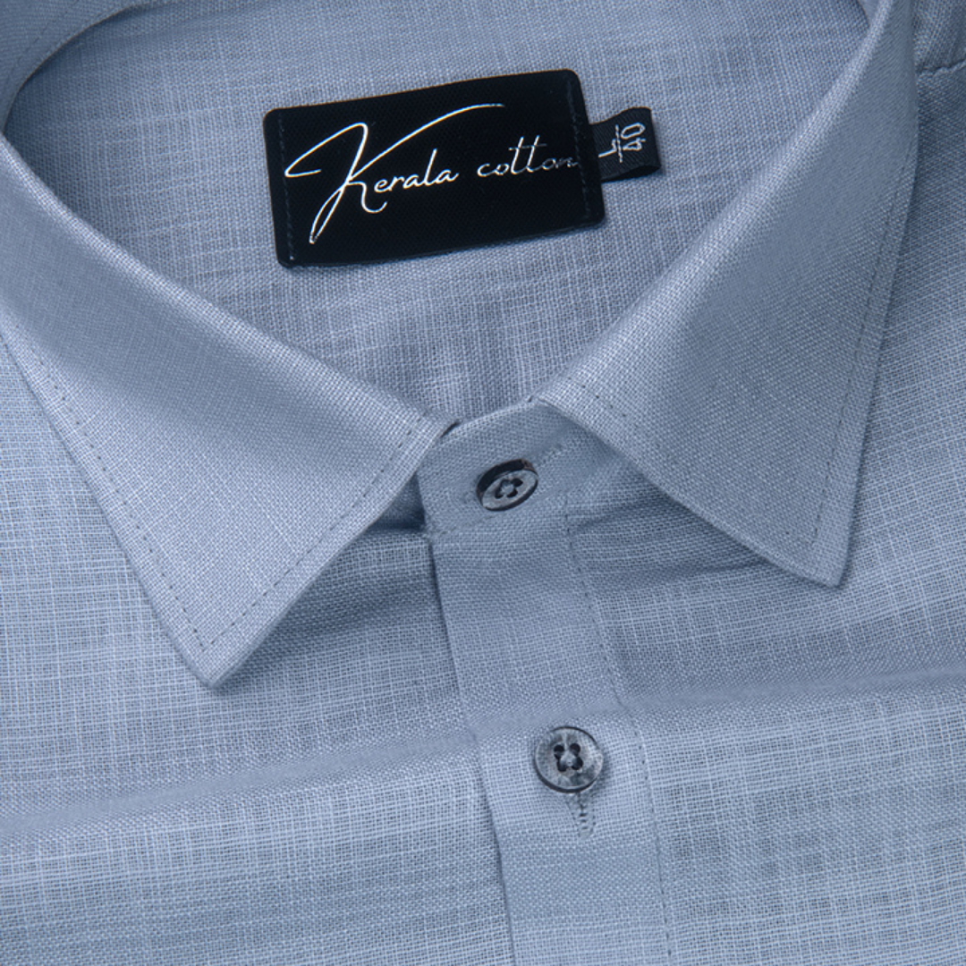Bristol Linen Light Blue Colour Shirts For Men