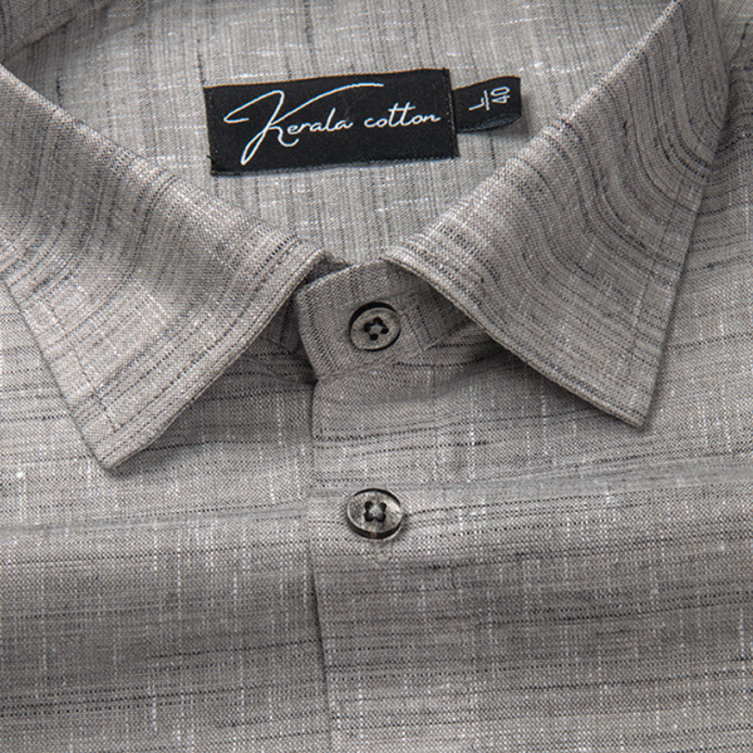 Swadeshi Khadi Gray Colour Shirts for Men