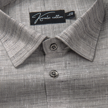 Swadeshi Khadi Gray Colour Shirts for Men