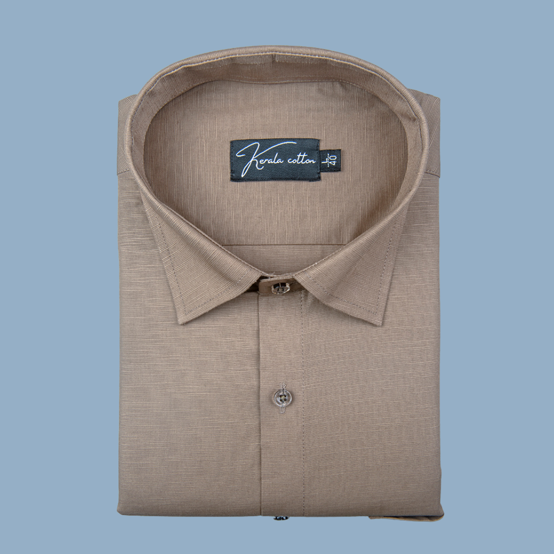 Dark fone Lining Texture Cotton Shirts for Men