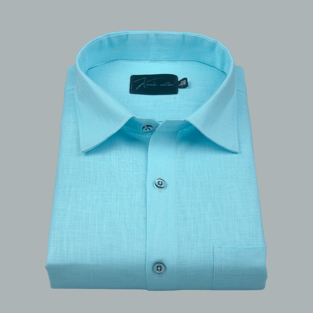 Bristol Linen Sky Blue Colour Shirts for Men