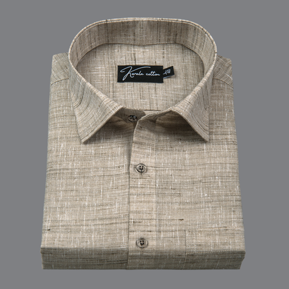 Swadeshi Khadi Fone with Gray Shade Shirts for Men