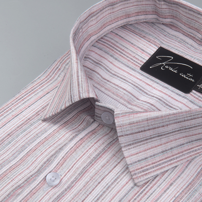 Cord Digital Pink Multicolour Lining Shirts for Men
