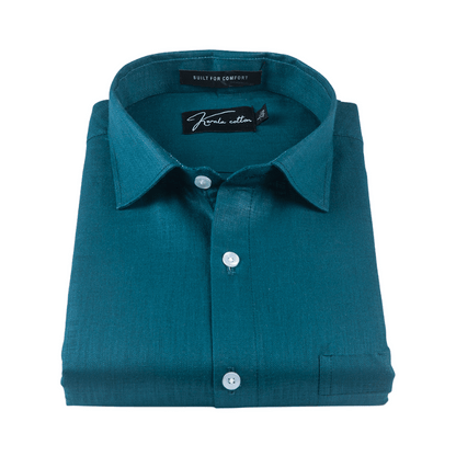 Rama Green Colour Linen Cotton Shirt for men