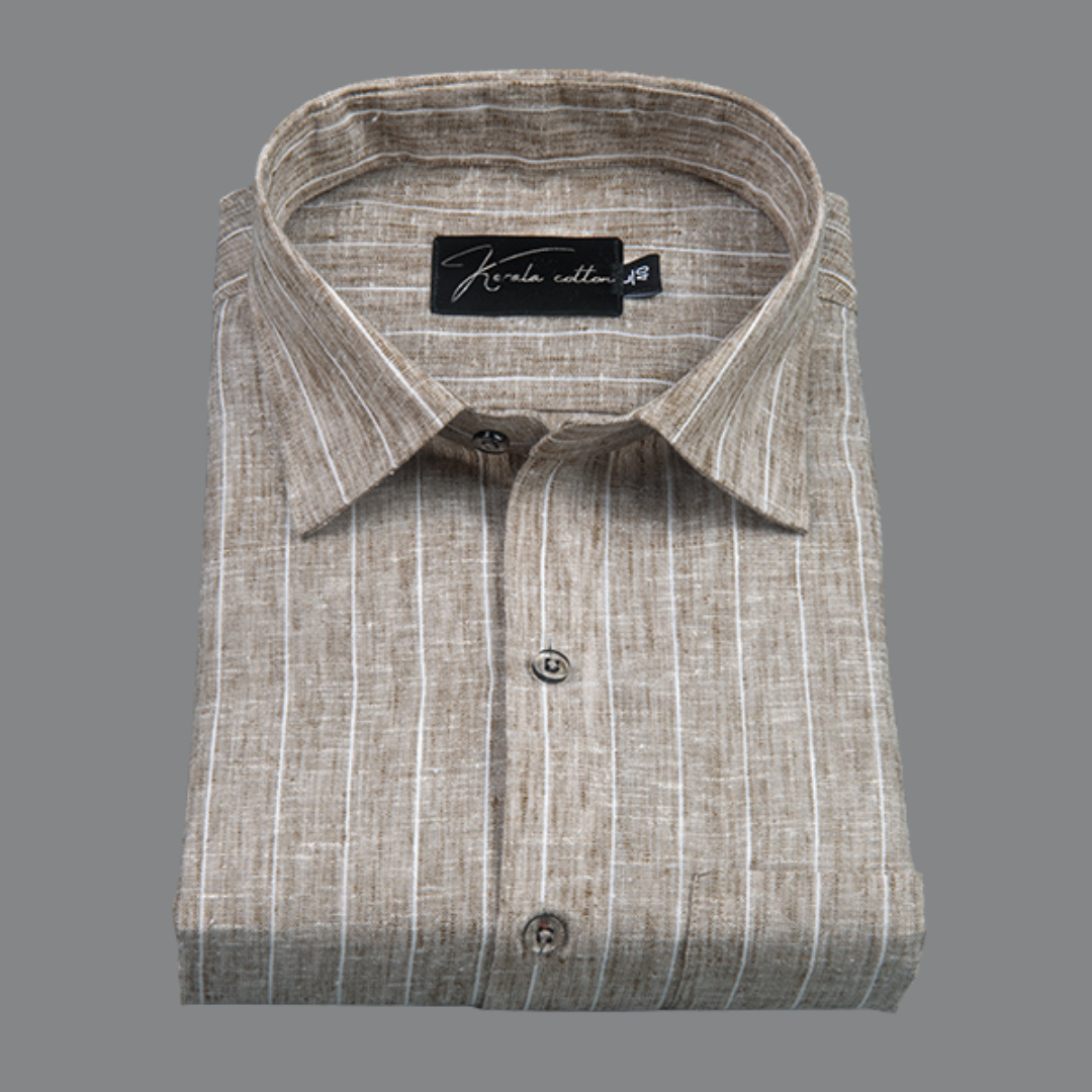 Euro Linen Fone with White Lining Shirts for Men