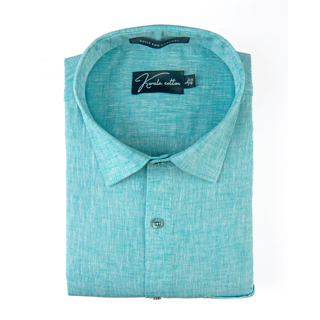 100% Linen Prime Rama Colour Shirts For Men