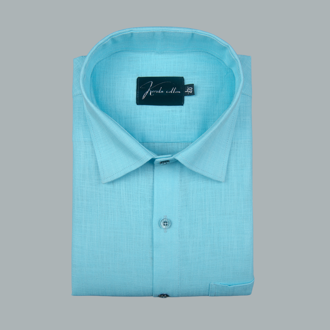 Bristol Linen Sky Blue Colour Shirts for Men
