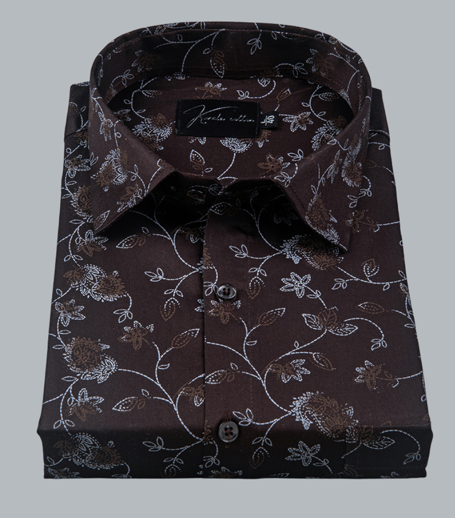 Trident Marrun Colour Cotton Print Shirts
