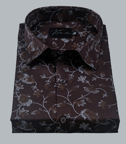 Trident Marrun Colour Cotton Print Shirts