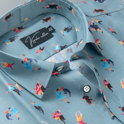 Digital Rama with Couple Print Shirts for Men